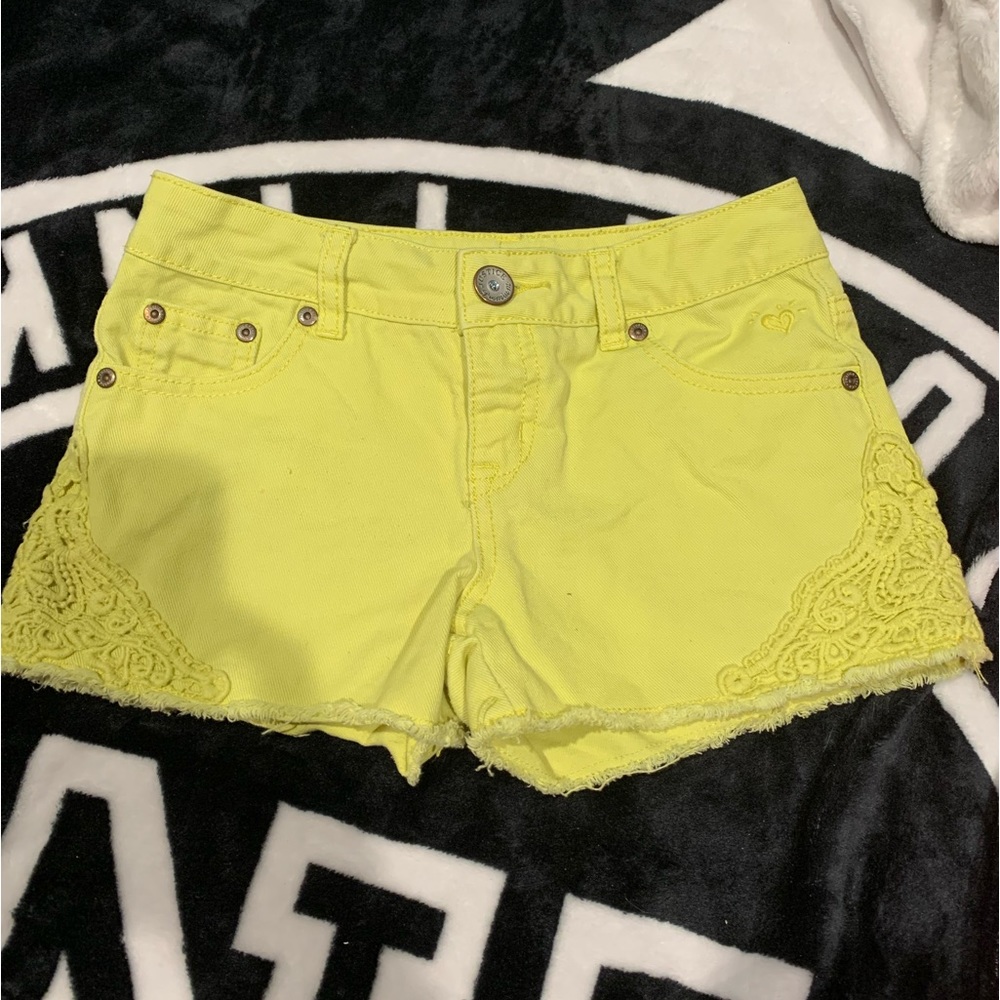 Youth size 10, Justice brand, bright yellow